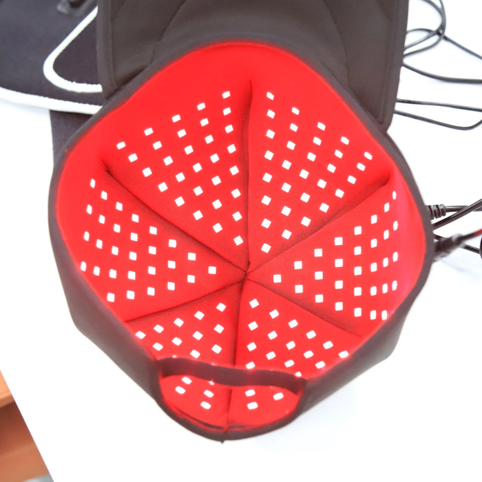 Augment Life Red Light Therapy Hat – interior 110 LED lights activated