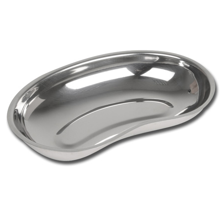 Bacinella reniforme inox cm 21 - bordo basso