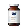 Biocare Magnesium Citrate supplement bottle on a white background