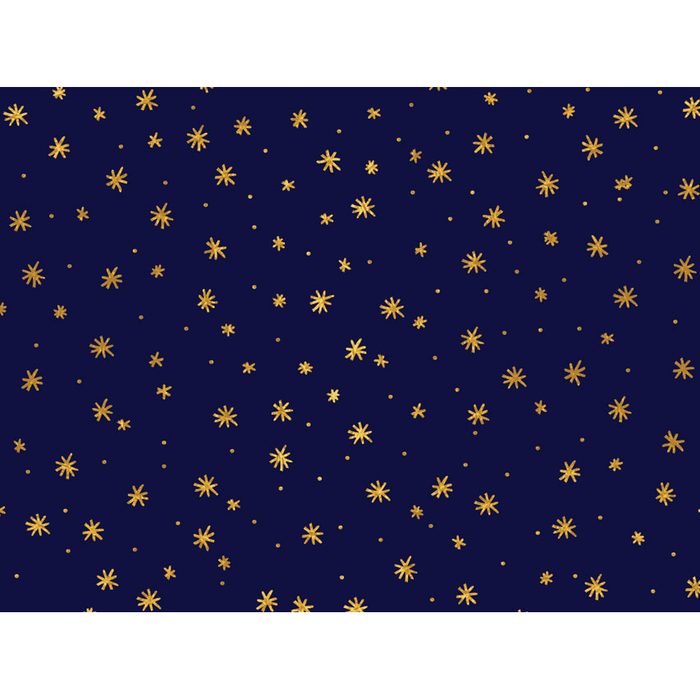 Cappellino chirurgico fantasia Blu notte con stelle - M