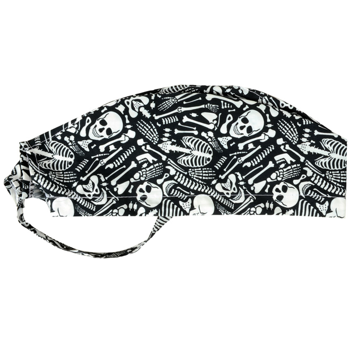 Cappellino chirurgico fantasia Scheletro - M