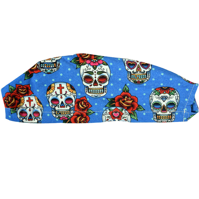Cappellino chirurgico fantasia Teschi - M