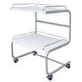 Carrello a 2 ripiani verniciato - cm 50x60x80H