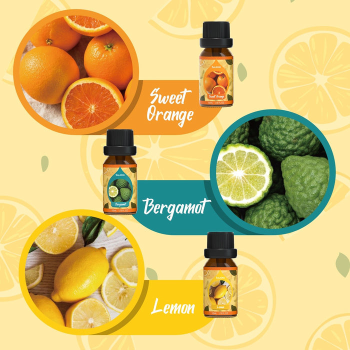 Citrus Burst Diffuser Oils Set - SALKING