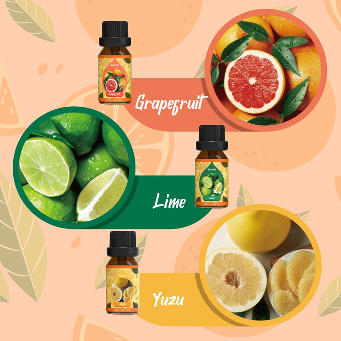 Citrus Burst Diffuser Oils Set - SALKING