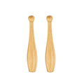 Coppia di clave in legno verniciate - piccole