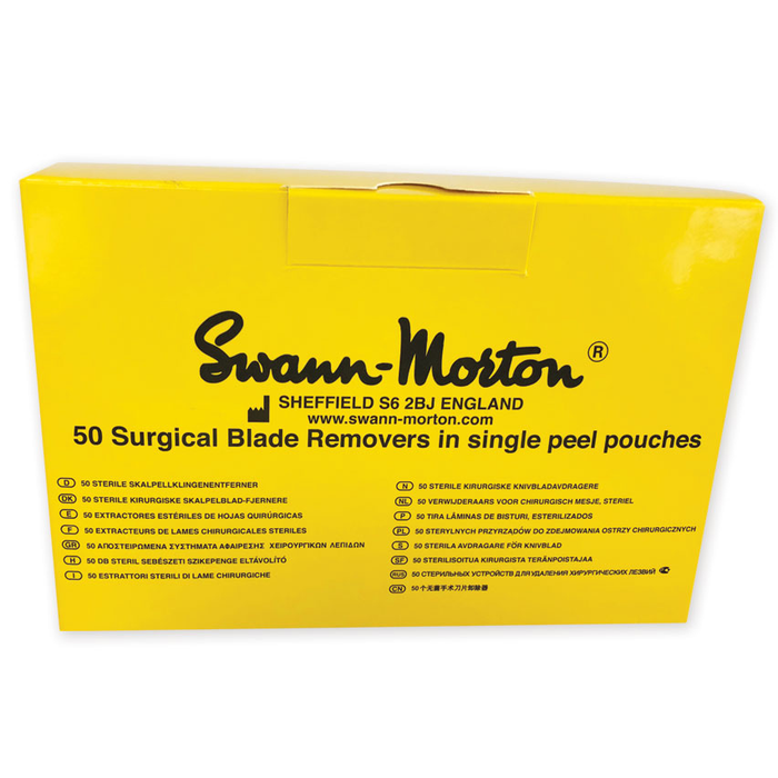 Dispositivo di rimozione lame bisturi Swann-Morton - sterile (conf. 50 pz.)