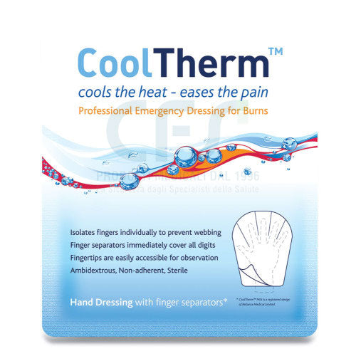 Guanto in gel per ustioni CoolTherm