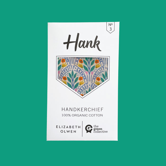 HANK - 3. JOY Handkerchief by Elizabeth Olwen