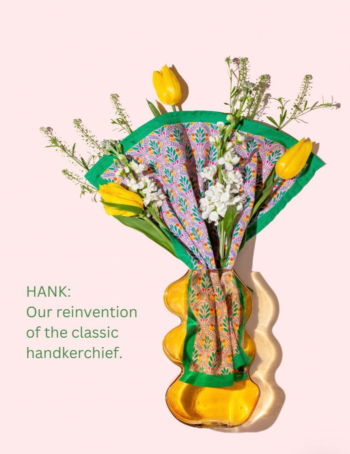 HANK - 3. JOY Handkerchief by Elizabeth Olwen