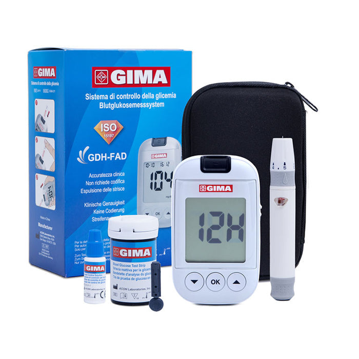 Kit glucometro GIMA Completo con Bluetooth