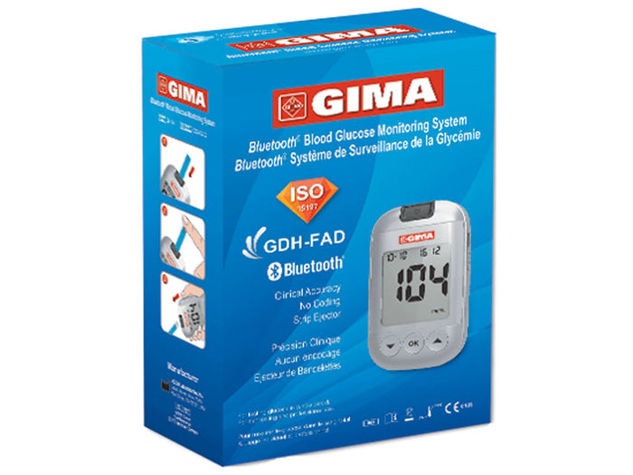 Kit glucometro GIMA Completo con Bluetooth