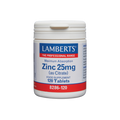 Lamberts Zinc 25mg - 120 Tablets bottle | O-Biotiqu