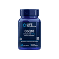 Life Extension CoQ10 50mg with d-Limonene supplement bottle front view - 60 softgels for cellular energy and cardiovascular health
