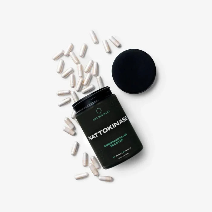 Nattokinase Capsules 2000FU – Natural Enzyme for Heart & Vascular Health | Life Unlocked