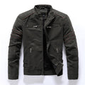 men's casual PU leather jacket - image 1