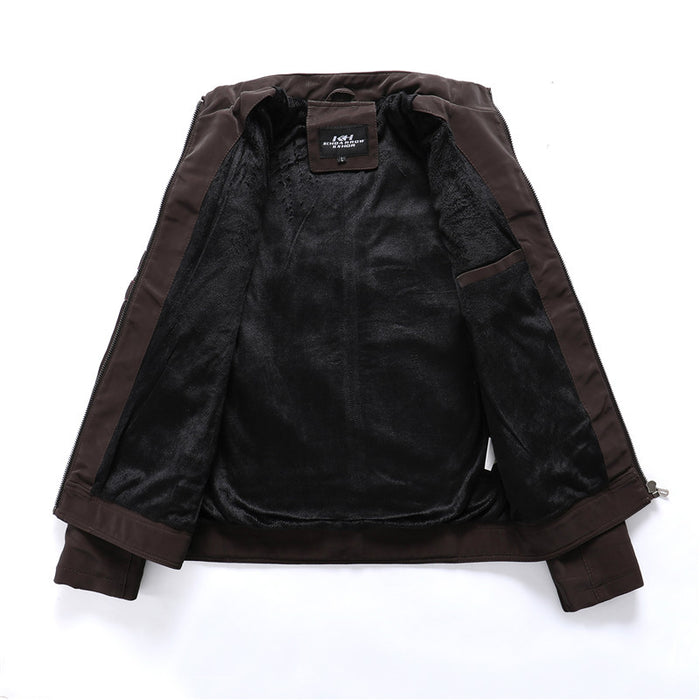 men's casual PU leather jacket - image 4