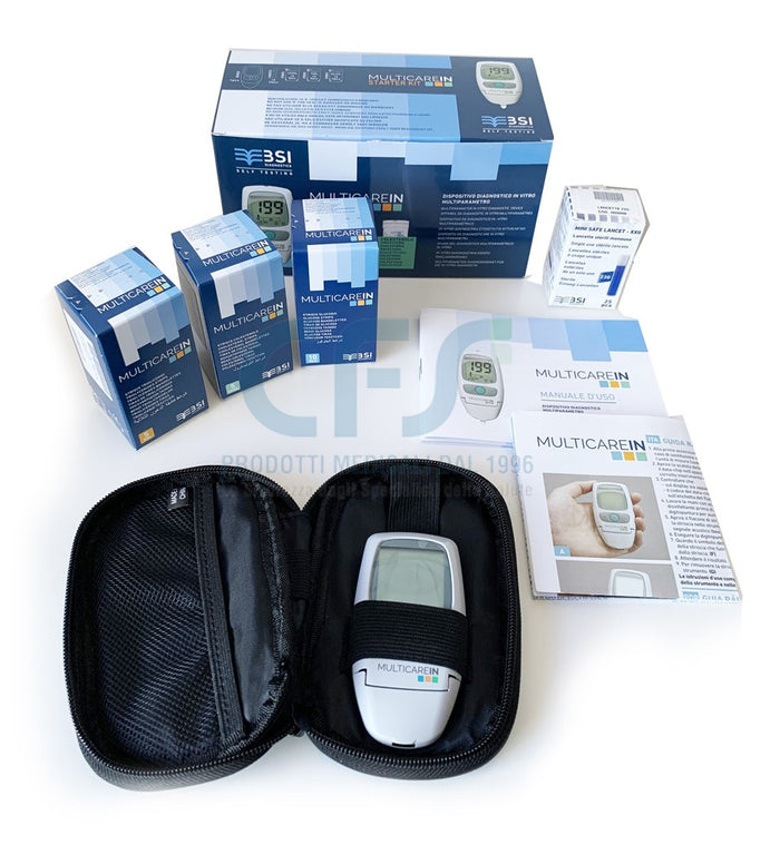Multicare In - colesterolo, trigliceridi e glucosio - Starter Kit