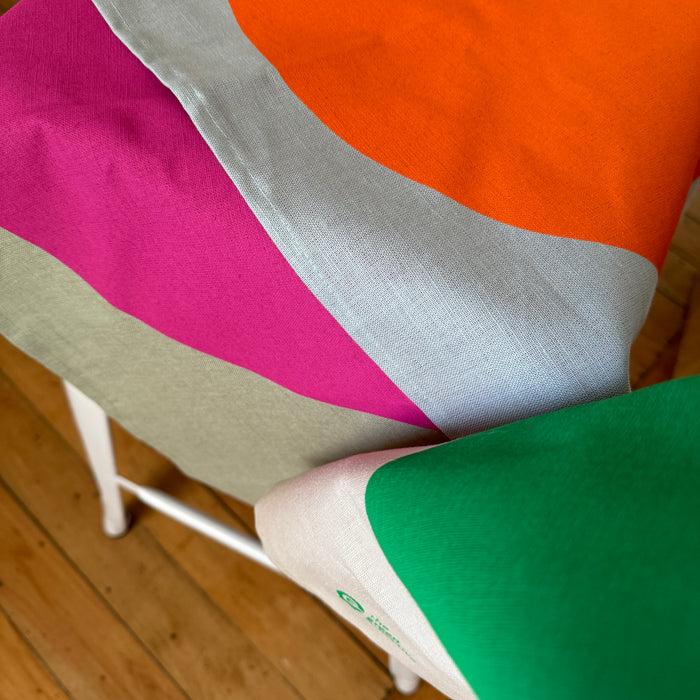 Neon Orange SPOT Tea Towel