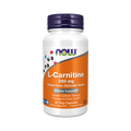 Front view of NOW L-Carnitine 250mg bottle – Carnipure™ supplement for energy and fat metabolism