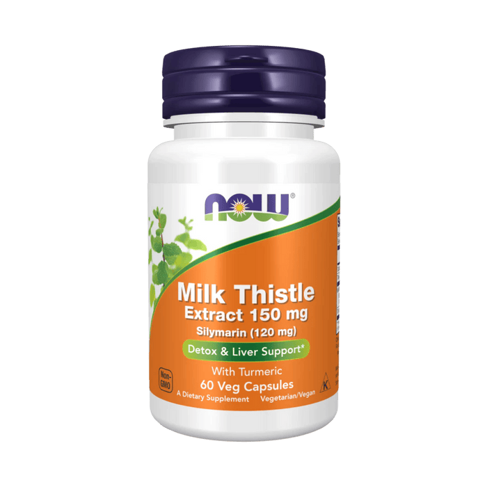 NOW Foods - Milk Thistle Extract 150 mg Silymarin (120 mg) Veg Capsules
