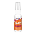 B-12 liposomal spray bottle with NOW brand on a white background