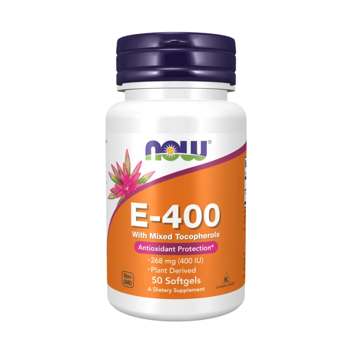 NOW Foods - Vitamin E-400 With Mixed Tocopherols Softgels