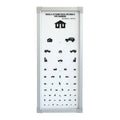 Ottotipo luminoso a LED - Pediatrico 3 metri