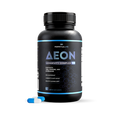Perpetual Life Aeon Longevity Complex supplement bottle with a capsule on a white background