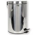 Portarifiuti inox 430 c/ secchiello in plastica - 12 L