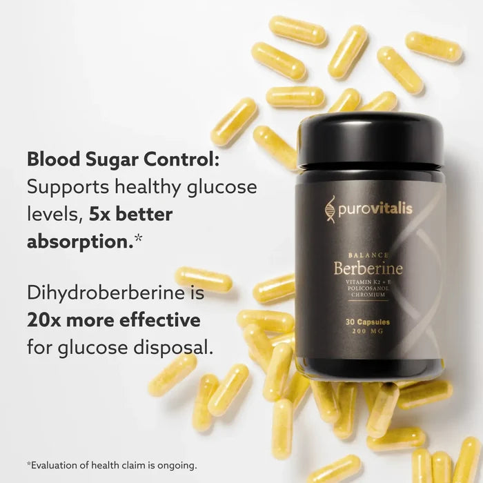 Purovitalis - Berberine Balance with Vitamin K2 + E