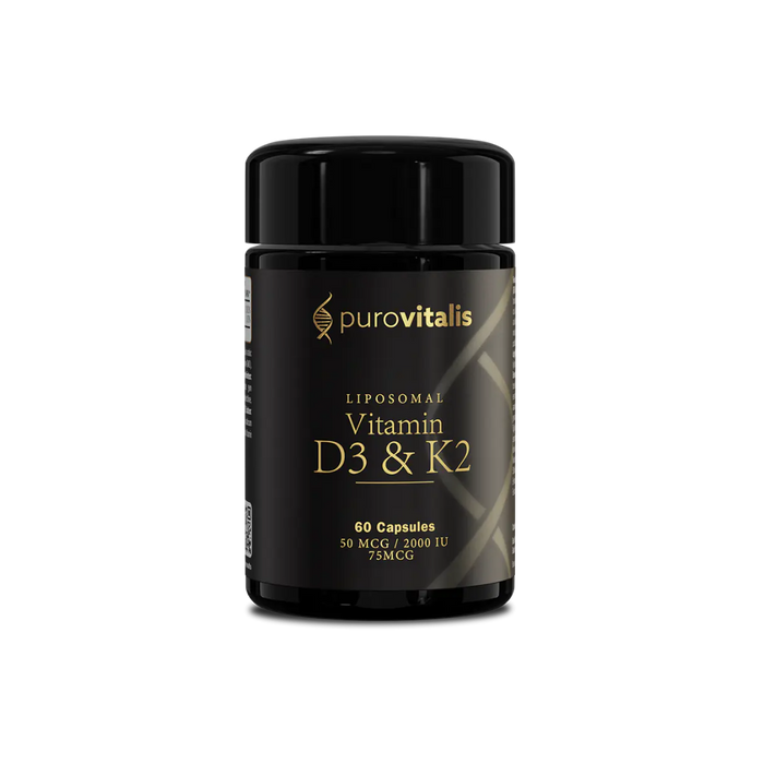 Purovitalis - Liposomal Vitamin D3 & K2 - 60 caps