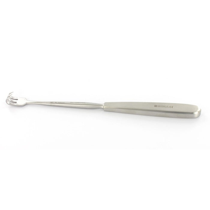 Retrattore Volkman 3 denti appuntiti 22 cm