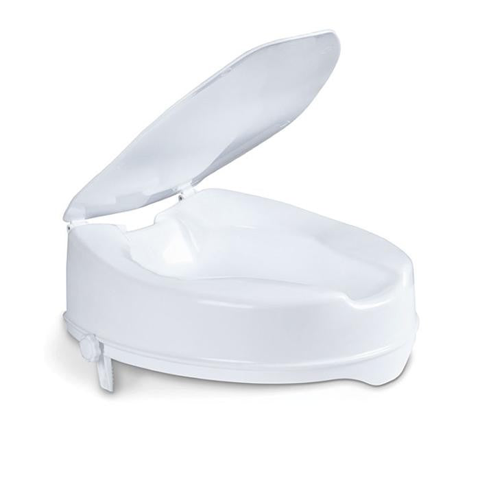 Rialzo per WC cm 10 con blocco laterale e coperchio MORETTI RP410-10