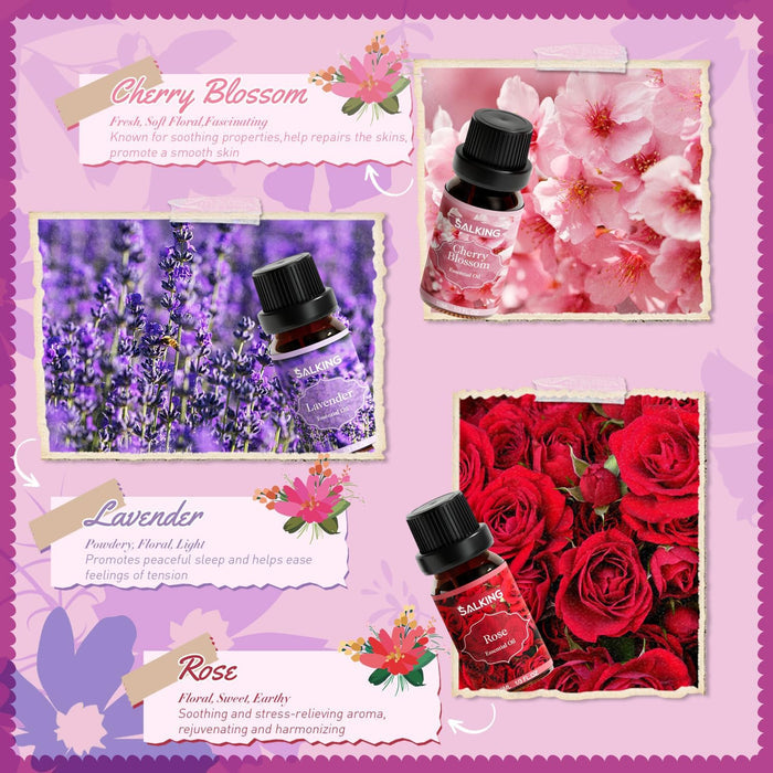 SALKING Floral Diffuser Oils Set - SALKING