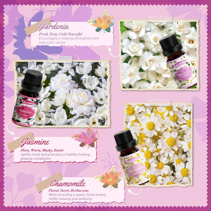 SALKING Floral Diffuser Oils Set - SALKING