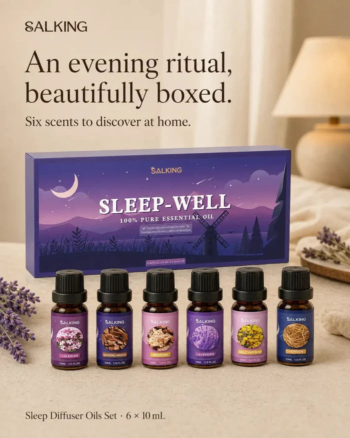 SALKING Sleep Diffuser Oils Set - SALKING_Essential oils Set_SALKING