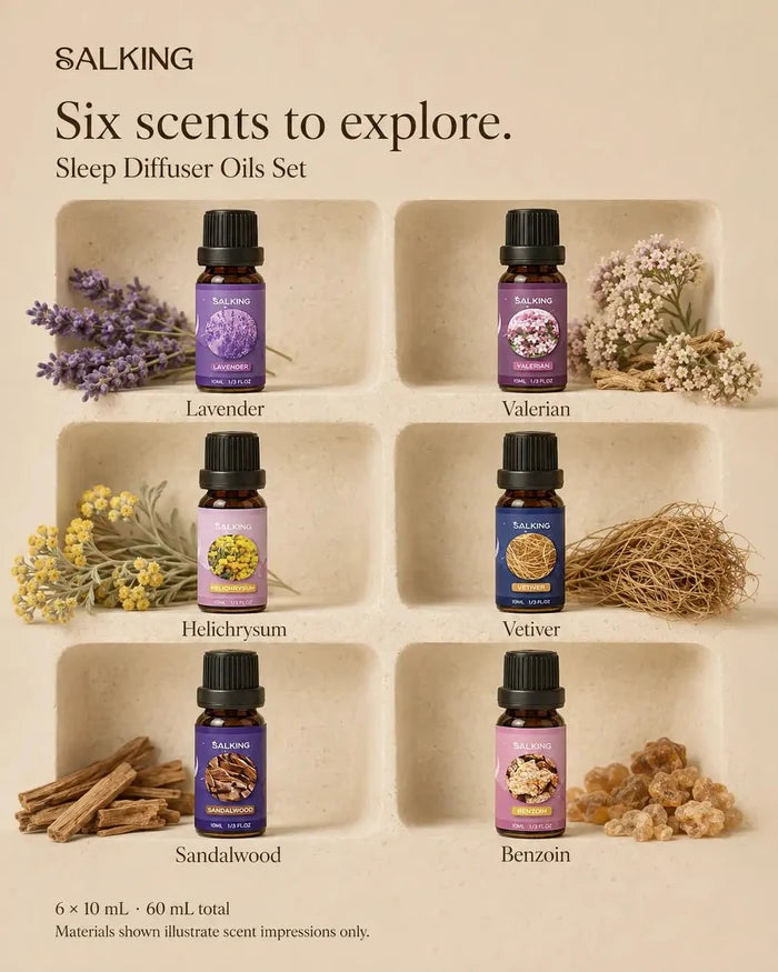 SALKING Sleep Diffuser Oils Set - SALKING_Essential oils Set_SALKING