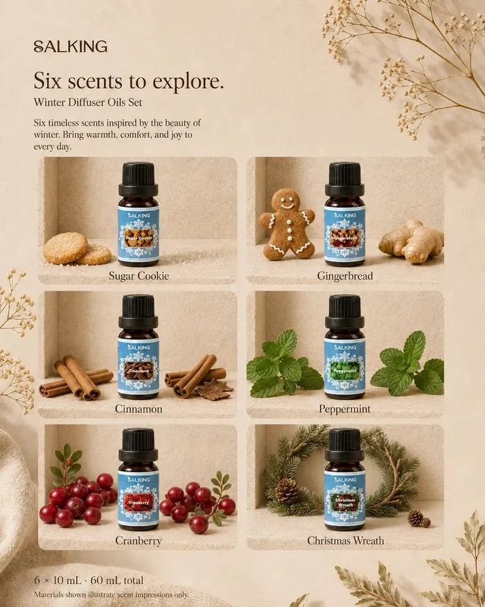 SALKING Winter Diffuser Oils Set - SALKING_Essential oils Set_SALKING