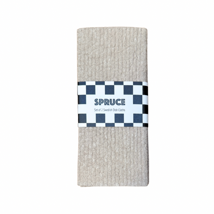 Sandstone Solid Colour SPRUCE - Set of 2 Dishcloths