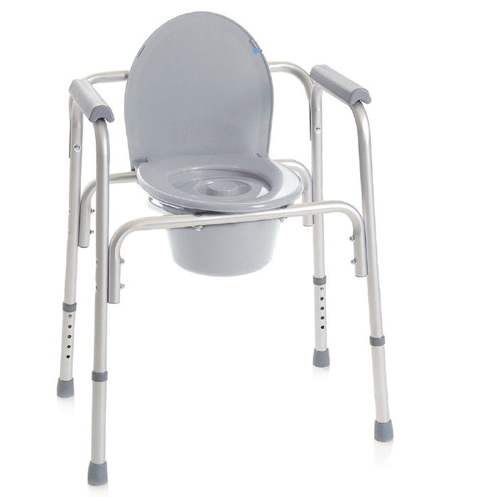 Sedia comoda WC MORETTI RP780 - in alluminio 4 funzioni