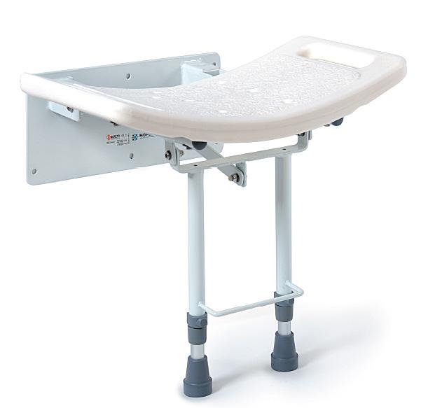 Sedile per doccia da parete con piedi MORETTI ONDA RS919