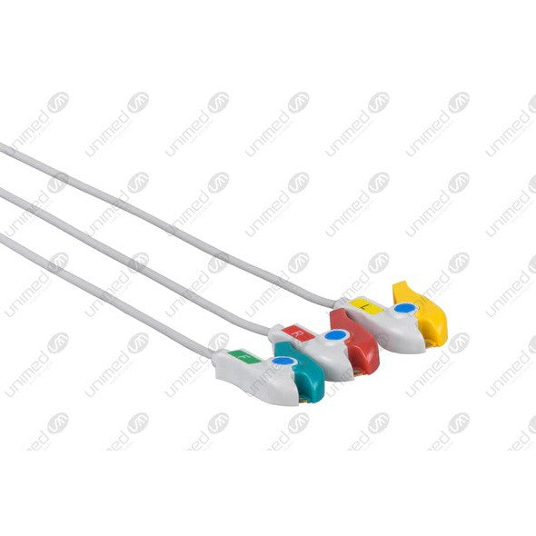 Set ECG 3 derivazioni NKB3-90P-I (varie marche)