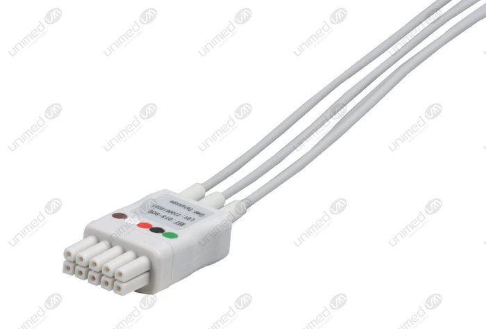 Set ECG 5 derivazioni per Datascope, pinz. DT5-90P-I