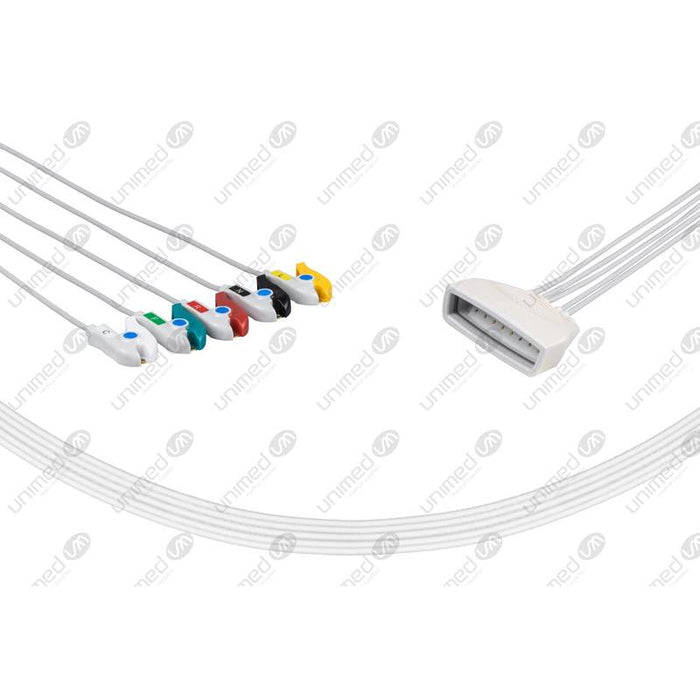 Set ECG 5 derivazioni per Philips pinzetta PT5-90P-I