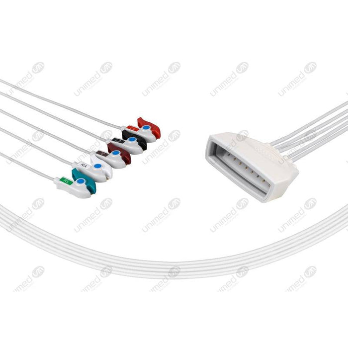 Set ECG 5 derivazioni per Philips pinzetta PT5-90P