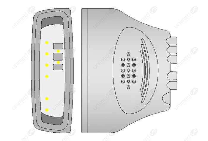 Set ECG 5 derivazioni per Philips pinzetta PT5-90P