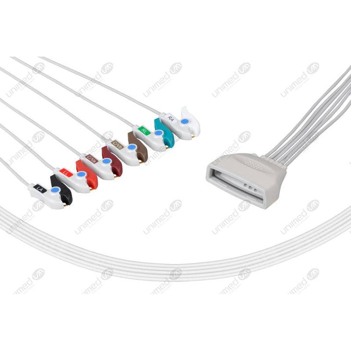 Set ECG 6 derivazioni per Philips pinzetta PT6-90P-I