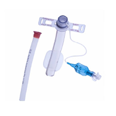 Set tracheotomia con cannula cuffiata CrystalClear in PVC Mis. 6