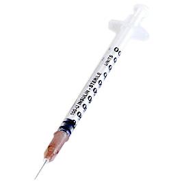 Siringa con ago PENTA 1 ml - Ago 25 G x 5/8 (conf.100 pz.)